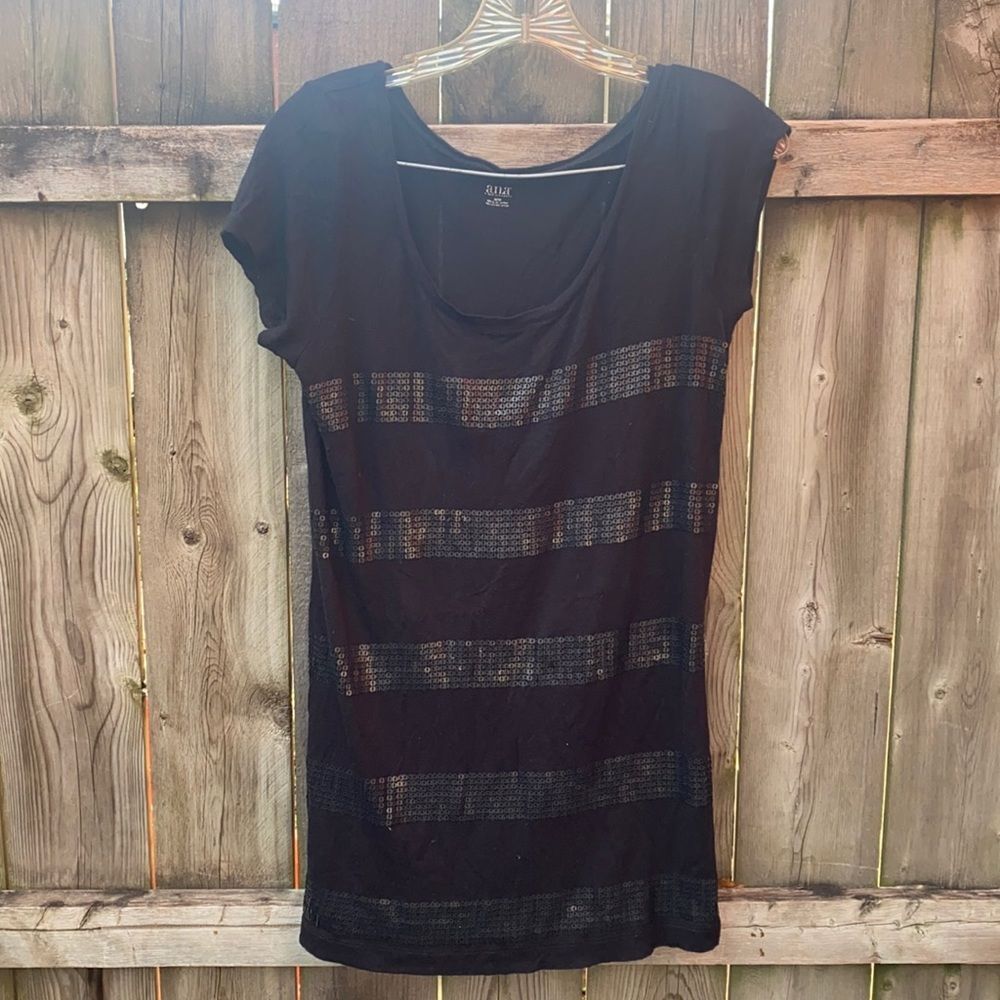 ANA sequins tunic sz. M